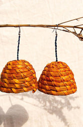 Laabu Basket Earrings (Orange)